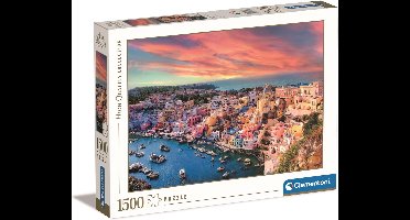 Clementoni - Puzzel - 1500 Stukjes - Picturesque Procida Island - Puzzel Voor Volwassenen - High Quality Collection