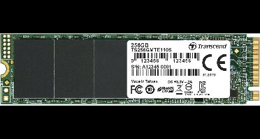 Transcend 110S internal solid state drive M.2 256 GB PCI Express 3.0 3D TLC NVMe