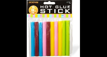 Handy - Lijmpistool Vullingen Macaron Kleuren - Lijmpatronen 11MM Rond - 100MM Lang - Lijm Patronen voor Lijmpistool O.A. Handy Lijmpistool - BPK