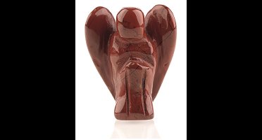 Staande engel 20 mm Jaspis rood