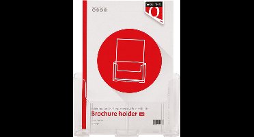 Folderhouder Quantore A5 transparant | 10 stuks