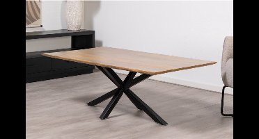 Salontafel Florence rechthoek facetrand Glad 130x70 cm - Naturel