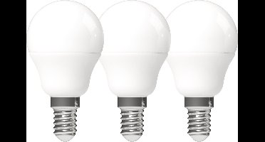 LED's Light LED E14 Lamp rond - 470 lm - Warm wit licht - 3 lampen - Kaarslamp - Kaarslampjes