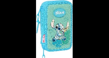 Disney Lilo & Stitch Gevuld Etui, Scrump - 28 st. - 19,5 x 12,5 x 4 cm - Polyester