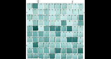 Backdrop Paneel – Turquoise Vierkantjes