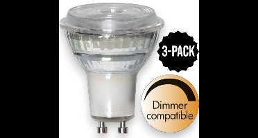 3-Pack | Spot - GU10 - 5.2W - Warm Wit - 3000K - Dimbaar