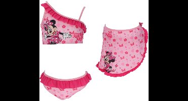 Minnie Mouse Bikini + Sarong - Maat 4/5 Jaar