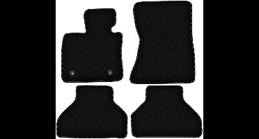 BASIC zwarte veloursmatten voor: BMW X6 E71 SUV (2008-2014)