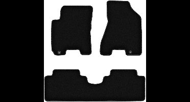 BASIC zwarte veloursmatten voor: Hyundai Tucson I SUV (2004-2010)