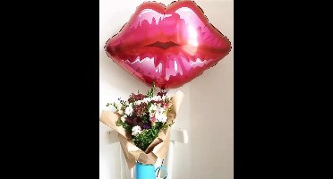 New Age Devi - XL Kus Ballon - 64x76cm - Perfect voor themafeesten en speciale gelegenheden zoals Verjaardagen, Valentijn, Sweet 16/18 en meer!