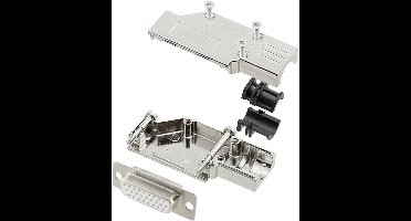 encitech DCMR15-FK-HDS26-W-K 6355-8066-12 D-sub female connectorset 90 ° Aantal polen: 26 Soldeerkelk 1 stuk(s)