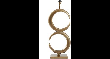 Light & Living Tafellamp Lune 86cm hoog - Antiek Brons (excl. kap)