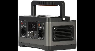 Powerstation - Generatoren - Aggregaat - Stroomgenerator - Generator - 500W - 520Wh Capaciteit - Draagbare Power Station - Lithium Batterij – Zonne-energie Generator – 5x DC Uitgangen – 4x USB Uitgangen