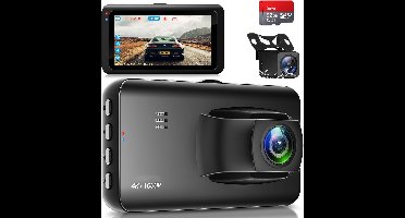Dashcam voor Auto - Dual - Camerabewaking - Full HD - Zwart