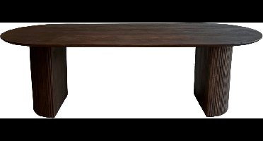 Old Inn - Eettafel Luca Deens Ovaal Bruin 240cm