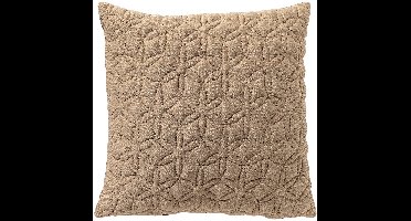 Dutch Decor LIZZY - Sierkussen 45x45 cm - Irish Cream - beige - Inclusief binnenkussen - Luxe kussens voor woonkamer & bank
