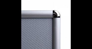 Kliklijst 21x30cm ALU 25mm A4 Ronde hoek - 9 stuks