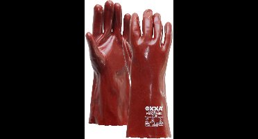 OXXA PVC-Chem Red handschoen, 12 paar 35 cm