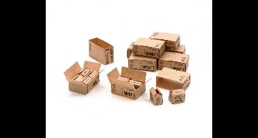 Tamiya Modelbouwpakket - 12689 10-in-1 Cartons WWII Accessoires set - 1:35 - Modelbouw