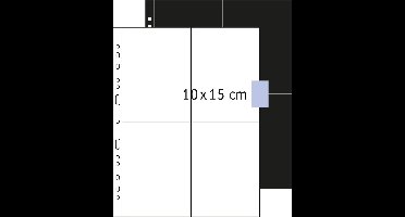 Herma insteekmappen Fotophan transparent photo pockets 10x15 cm portrait white 250 pcs.