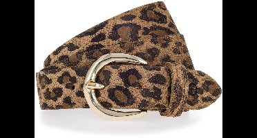 Tamaris Riem Leer - Dames - 105 cm - taupe-dunkelbraun