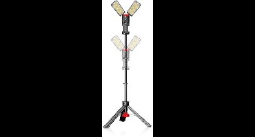 Professionele bouwlamp op statief | 2x 50 watt | CCT-Lichtkleuren