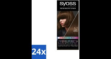 Syoss - Haarverf - 4-6 Honey Brown - 1 Haarkleuring - Voordeelverpakking - 24 stuks
