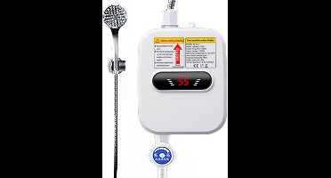 Doorstroomverwarmer Met Douchekop set – Doorstromer met Toucheknop – Doorstromer Douche Elektrisch