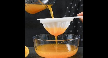 *** Keuken Fijne Zeef - Keuken Nylon Mesh Filter Lepel Voor - Geschikt Voor Sojamelk koffie Melk Yoghurt - van Heble ***