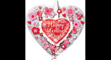 Amscan - Folieballon Happy Valentines Day 66 cm