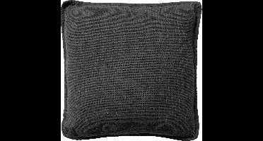 Dutch Decor BOWIE - sierkussen 45x45 cm - gewassen katoen - Raven - zwart - Inclusief binnenkussen - Luxe kussens voor woonkamer & bank