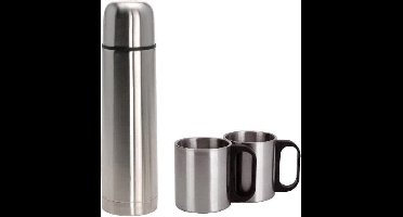 Redcliffs Thermosfles incl. 2 bekers - 1L - RVS - thermosbeker