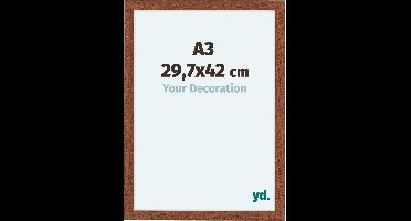 Your Decoration - Fotolijst A3 29,7x42 cm - MDF - Walnoot - Como
