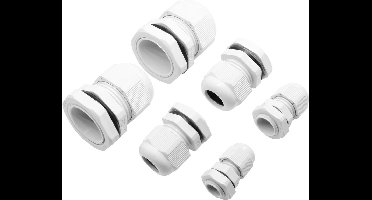 Quadrios 2102CA113 Wartel assortiment PA66 Wit 60 stuk(s)