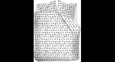 Ambiante Kenya dekbedovertrek - Lits-Jumeaux - 240x200/220 - Zwart