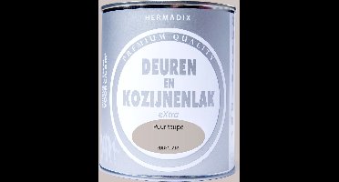 Hermadix deuren & kozijnen lak zijdeglans puur taupe - 750 ml.