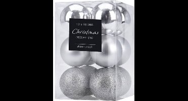 Set van kerstballen, Ø 6 cm, 12 stuks