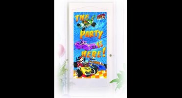 Deurversiering van Mickey Racing™ - Feestdecoratievoorwerp