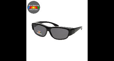 Spectrum Polarized Overzet Zonnebril Zwart