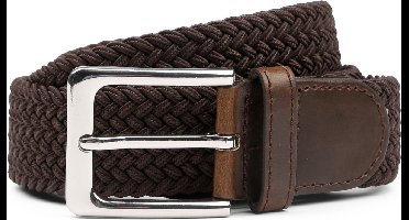 Geweven Riem Bruin - Maat 85 - Heren - Riem gevlochten
