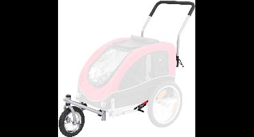 Trixie Joggingkit Voor Fietskar Rood/Zwart - Hondenfietskar - L