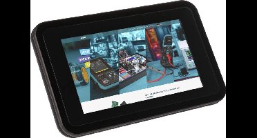 Joy-it RB-LCD-7P5-Case Displaybehuizing Geschikt voor serie: Raspberry Pi Incl. actieve koeler Zwart