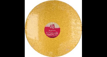 FunCakes Cake Drum Rond - Goud - Ø35,5 cm / 12 mm - Taartonderlegger - Taartkarton