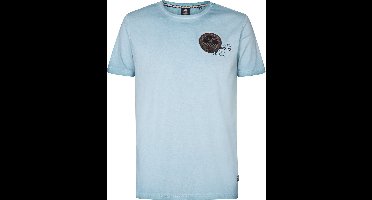 Petrol Industries - Heren Logo T-shirt Ponce - Blauw - Maat S