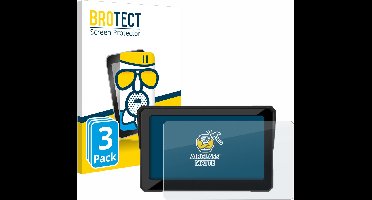 BROTECT - Screenprotector voor Carpuride W702 / W702B / W702H / W712D / W702BS 7" - Folie Beschermfolie Beschermglas matte 3 Stuks