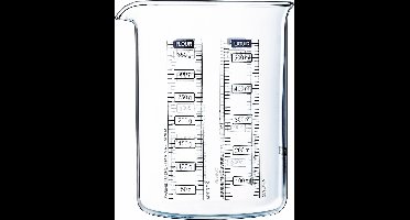 Maatglas, 0,5 liter - Pyrex | Classic Prepware