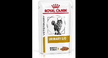 48x Royal Canin Urinary S/O Kattenvoer in Gelei 85 gr