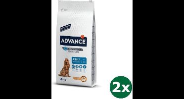 2x14 kg Advance adult medium hondenvoer
