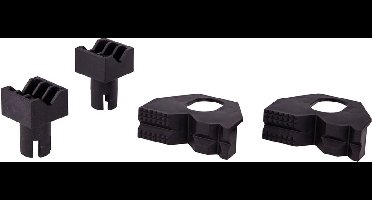 wolfcraft - Set klembekken voor vlak- en rondspannen voor Werktafel - Werkbladspanner - Werkbank klem - 6174000