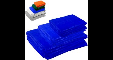 Blauw afdekzeil bache bouwzeil 8x10m 250gr/m²